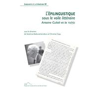 L'épilinguistique sous le voile littéraire : Antoine Culioli et la TO(P)E