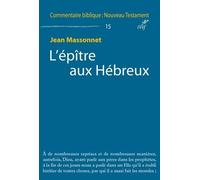 L'épître aux Hébreux