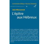 L'epitre aux hebreux - Jean Massonnet - Cerf - relié - Essai
