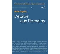 L'épître aux romains - Alain Gignac - Cerf - broché - Essai