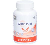 LEPIVITS D2000 Pure Vitamine D3 végétale Capsule(S) 60 pc(s)