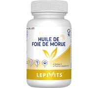 Lepivits Huile De Foie De Morue Vitamines A Et D Immunité Os Et Vision 90 Capsules