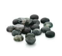 LEPIZ Lot de 10 cabochons ronds en onyx de 2, 4, 6, 8, 10, 12, 14, 16, 18, 20 et 25 mm, perles en pierre naturelle pour la fabrication de bijoux, pendentifs, bracelets, 03, 10 pièces de 4 mm