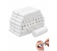 LEPJOS 100 Tampons Nasaux Hémostatiques, Mèches de Coton Stériles pour Saignements du Nez, Arrêt Hémorragie Rapide, Sans Adhérence, Idéal Post-Chirurgie Dentaire & Premiers Secours, Boîte