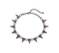 LEPJOS Collier Gothique Ras du Cou Punk à Pointes (1 Pièce) - Ras-de-Cou Style Billie Eilish en Métal Robuste avec Fermoir de Sécurité, Accessoire Punk Grunge pour Festival et Streetwear