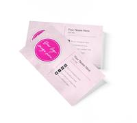 lepni.me Cartes de remerciement Personnalisées pour les bons clients des propriétaires de petites entreprises et de boutiques en ligne avec votre Nom Cartes de vœux à fleurs roses Brillant Mat