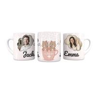 lepni.me Mug Personnalisé avec Votre Photo Texte Nom | Tasse Personnalisable a Café Thé | Cadeau Original de Cœur pour Homme Femme Anniversaire