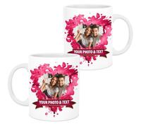lepni.me Mug Personnalisé pour la Saint-Valentin pour lui ou pour elle | Tasse Cadeau Personnalisé avec Photo Romantique | Cadeau d'anniversaire de mariage pour les couples