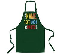 lepni.me Prime Tabliers Personnalisés pour Femmes ou Hommes Nom du Chef, Photo ou Logo Cadeaux de Couple Pour les Amateurs de Barbecue, de Pâtisserie ou de Cuisine