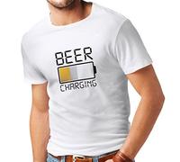lepni.me T-Shirt pour Hommes Chargement de bière, Citations drôles, Bar Humour pour Les Amoureux de la bière (5XL Blanc Multicolore)