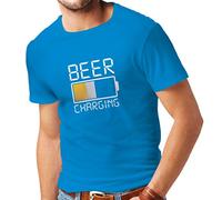 lepni.me T-Shirt pour Hommes Chargement de bière, Citations drôles, Bar Humour pour Les Amoureux de la bière (XL Bleu Multicolore)