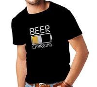 lepni.me T-Shirt pour Hommes Chargement de bière, Citations drôles, Bar Humour pour Les Amoureux de la bière (5XL Noir Multicolore)