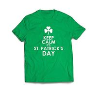 lepni.me T-Shirt pour Hommes Restez Calme C'est la Saint-Patrick, Proverbes et Citations Irlandais