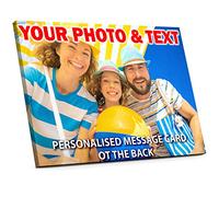 lepni.me Toile Personnalisée avec Carte à Message au dos Fête des Pères, Fête des Mères ou Cadeau D'anniversaire pour Lui ou Elle avec Photo de Famille