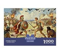 L'épopée de la Guerre de Troie Puzzle en Bois Imperméable Puzzles De 1000 Pièces pour Adultes Impossible Jeux De Stimulants