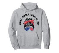 L'épouse américaine du 4 Juillet USA Lunettes de Soleil Sweat à Capuche