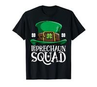 Leprechaun Squad St Patricks Day Boys Kids Men Costume Cadeaux T-Shirt