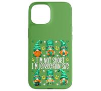 Leprechaun St. Patricks Day GNOME for Women I`m Not Short Coque pour iPhone 15