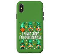 Leprechaun St. Patricks Day GNOME for Women I`m Not Short Coque pour iPhone X/XS