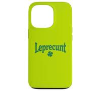 Leprecunt Trèfle Irlandais Amusant St Patrick Coque pour iPhone 13 Pro