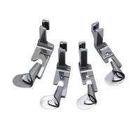 LEPREM 3 pièces Machine à Coudre Industrielle Pied d'ourlet incurvé Jupe en Mousseline de Soie sertissa Pied-de-biche Ourlet Tirer Tube Pied-de-biche(1/8 3mm)