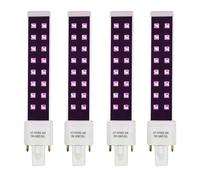 LEPREM Remplacement 9W UV Lampe à LED Tube Ampoule Nail Art sèche photothérapie Gel polymérisation lumière Machine Source 365 + 405nm - Lampe de polymérisation(16LED 4pcs)