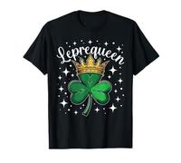 Leprequeen Couronne Trèfle St. Patrick pour Femme T-Shirt