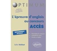 l'épreuve d'anglais au concours ACCES