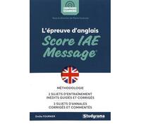 L'épreuve D'anglais Score Iae Message