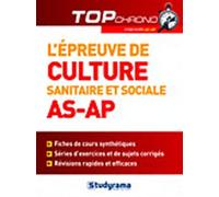 L'épreuve De Culture Sanitaire Et Sociale (As-Ap)