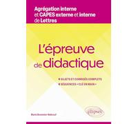L'épreuve De Didactique - Agrégation Et Capes Internes De Lettres