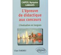 L'épreuve de didactique aux concours : l’évaluation en langues