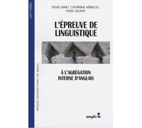 L'épreuve De Linguistique À L'agrégation Interne D'anglais