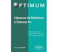 L'épreuve De Littérature À Sciences Po