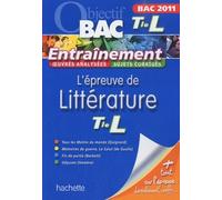 L'épreuve de Littérature Tle Bac L