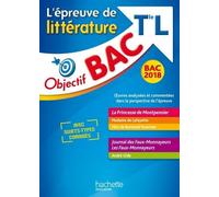 L'épreuve De Littérature Tle L - Edition 2018