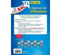 L'épreuve De Littérature Tle L - Edition 2020