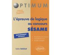 L'épreuve de logique au concours SESAME