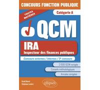 L'épreuve de QCM au concours des IRA et Inspecteur des finances publiques - David Bioret - Ellipses - broché - Scolaire / Universitaire