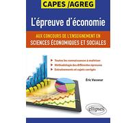 L'épreuve d'économie aux concours de l'enseignement en sciences économiques et sociales CAPES/Agreg