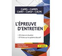 L'épreuve d'entretien CAPES - CAPEPS - CAPET - CAPLP - CACPE