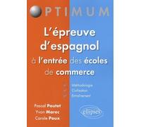 L'épreuve d'espagnol à l'entrée des écoles de commerce
