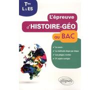 L'épreuve d'histoire-géo au bac - Terminales L et ES - cours - méhode étape par étape - erreurs à ne pas commettre - 31 sujets corrigés pour s'entraîner