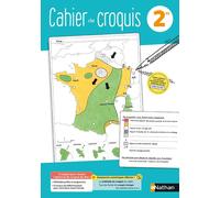Eric Janin – Cahier de croquis 2de : Géographie – 2021 – Broché – Nathan