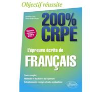 L'épreuve écrite de français - CRPE Nouveau concours 2022 - Géraldine Camy - Ellipses - broché - Scolaire / Universitaire
