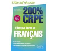 L'épreuve Écrite De Français - Edition 2022