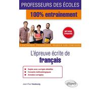 L'épreuve écrite de français - Jean-Paul Vaubourg - Ellipses - broché - Méthode de langue