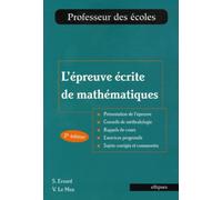 L'épreuve écrite de mathématiques - Sabine Evrard - Ellipses - broché - Scolaire / Universitaire