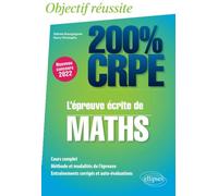 L'épreuve écrite de maths - CRPE Nouveau concours 2022