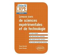 L'épreuve écrite de sciences expérimentales et de technologie